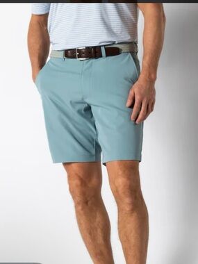 Duck Head chino Short 
Color: icy blue
9” inseam